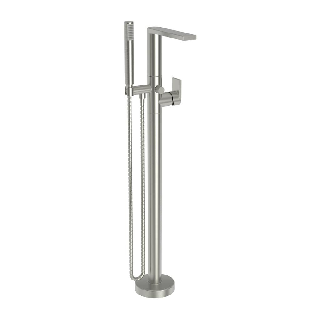 Skylar Floor Mounted Tub Filler with Built-In Diverter - Includes Hand Shower