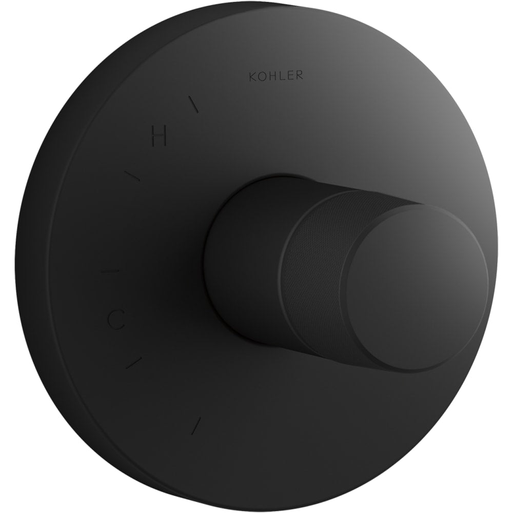 Components Single Function Pressure Balanced Valve Trim Only with Single Knob Handle - Less Rough In