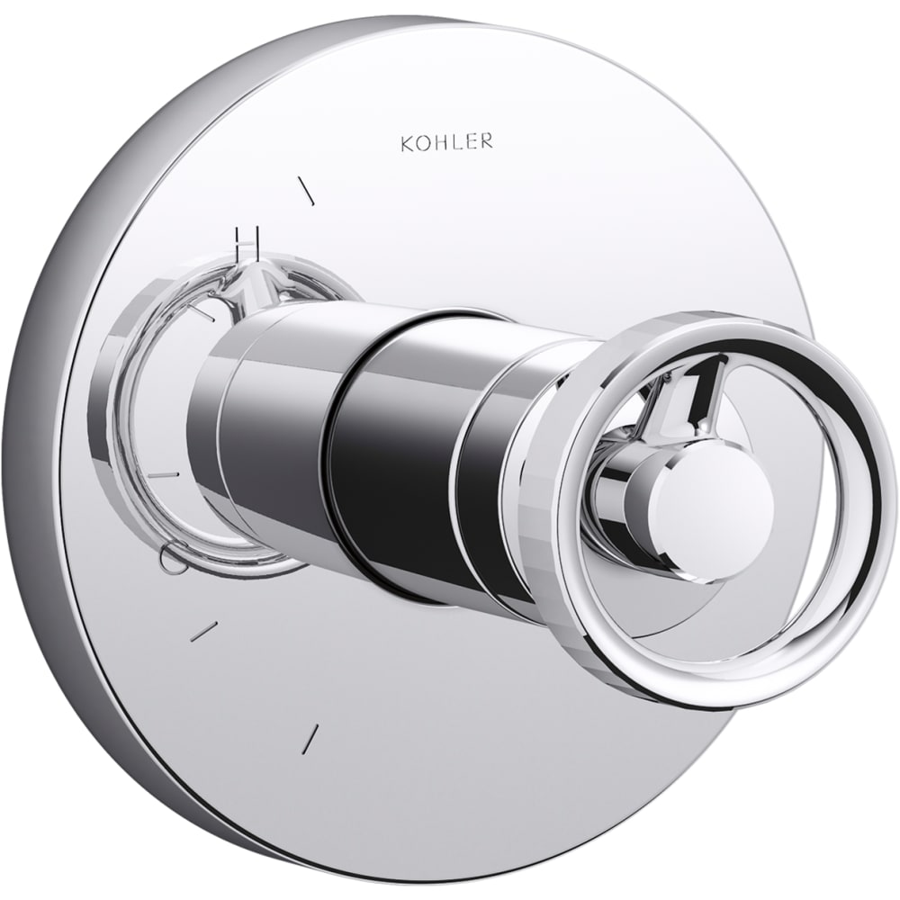 Components Single Function Pressure Balanced Valve Trim Only with Single Knob Handle - Less Rough In