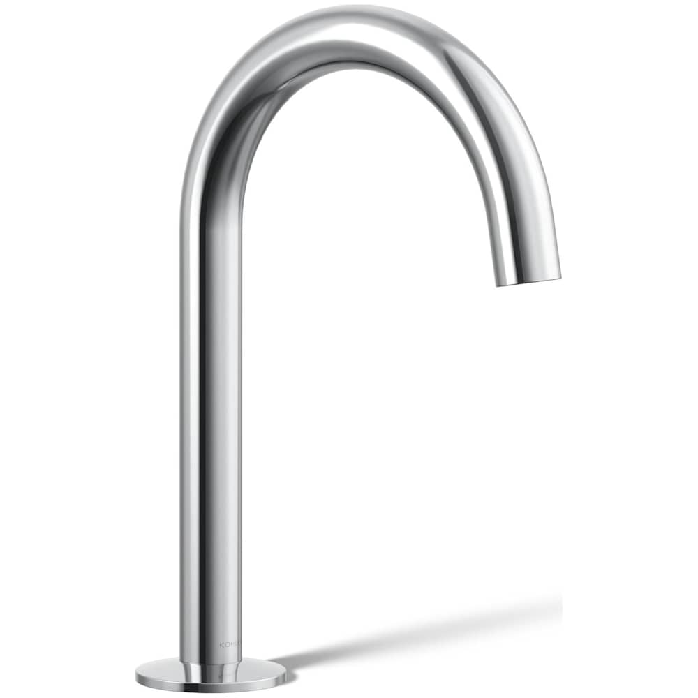 Components 1.2 GPM Widespread Bathroom Faucet with Drain Assembly and Tube Design Spout - Less Handles