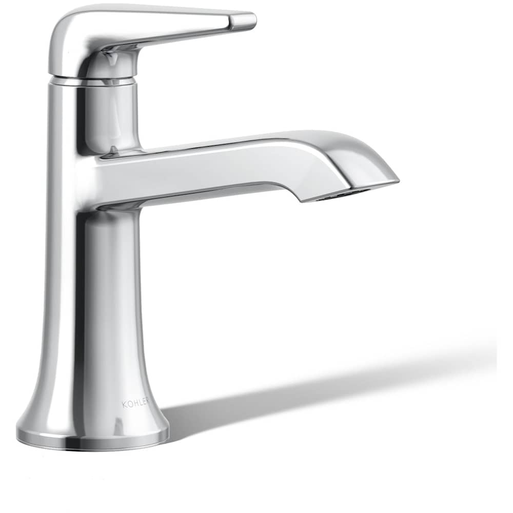Tempered 1.2 GPM Single Hole Bathroom Faucet with Pop-Up Drain Assembly