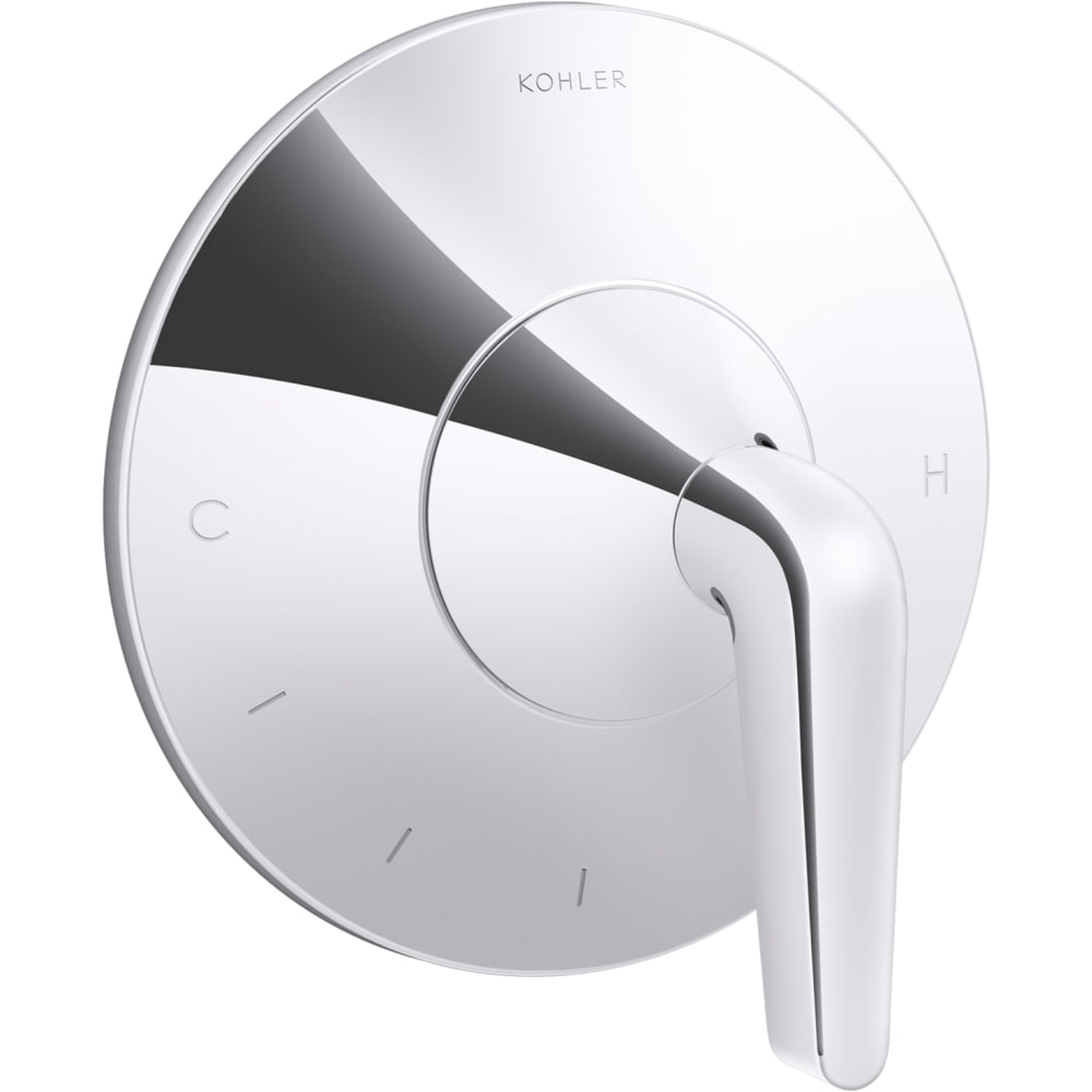 Tempered Thermostatic Valve Trim Only with Single Lever Handle - Less Rough In