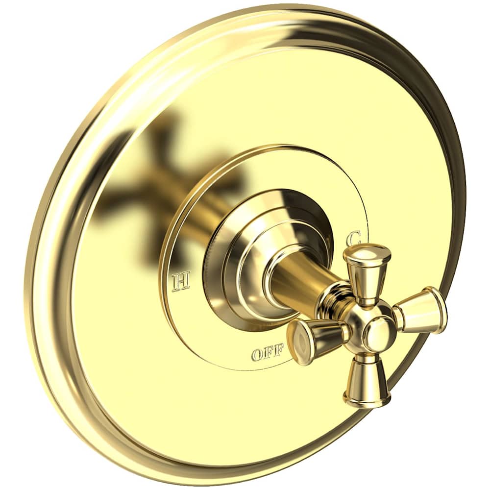 Single Handle Shower Valve Trim with Metal Cross Handle Less Shower Head for the Aylesbury and Jacobean Collections