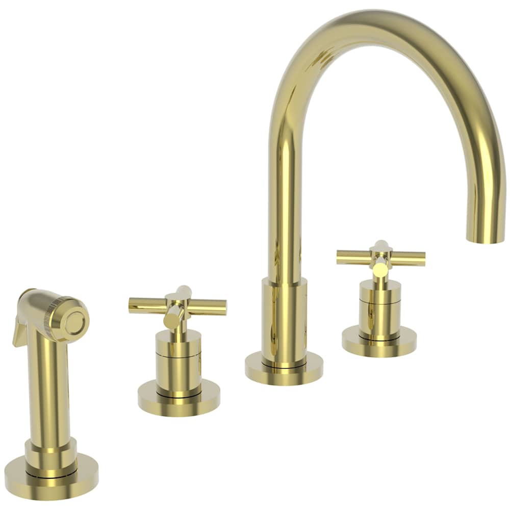 East Linear 1.8 GPM Widespread Kitchen Faucet