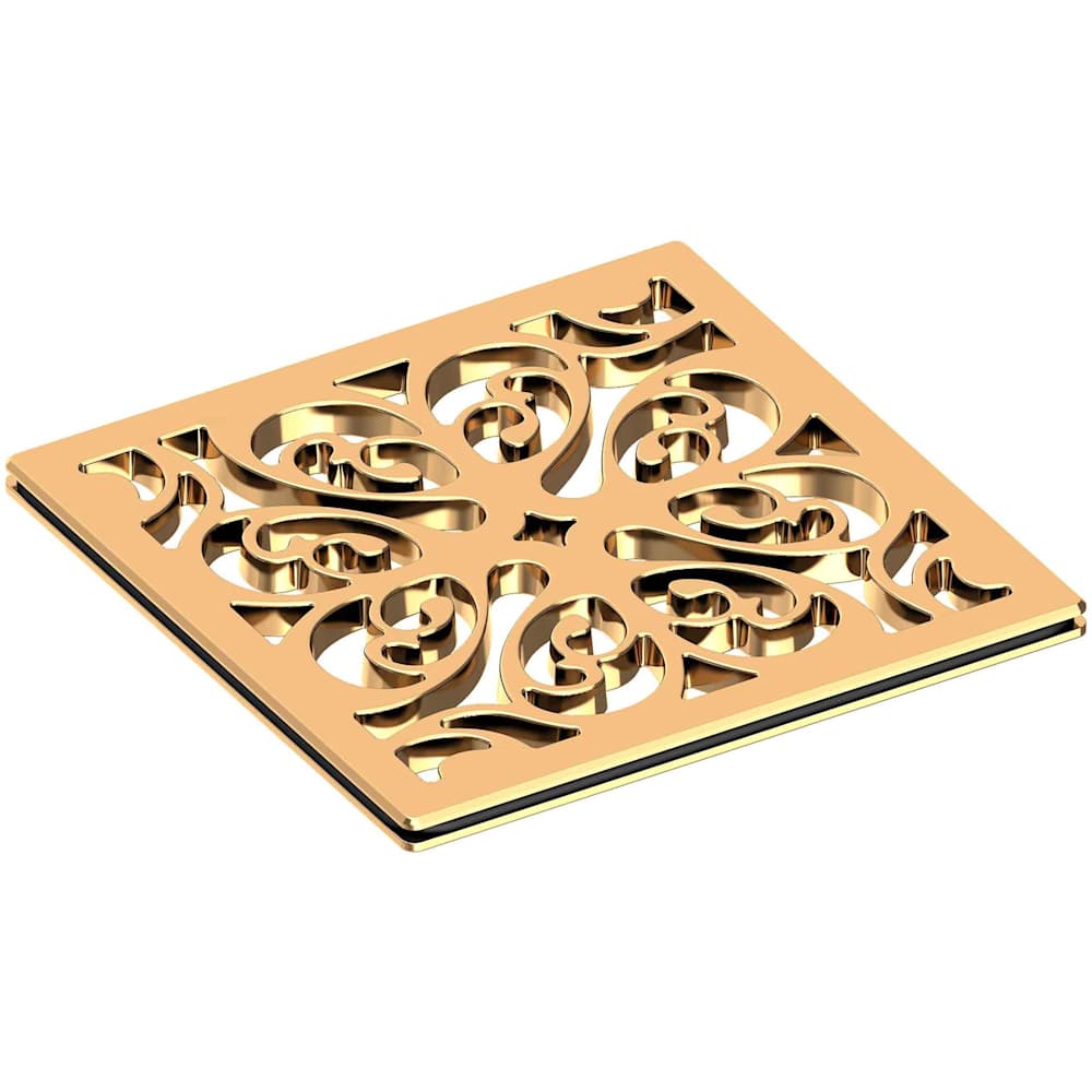 Decorative Drains 4" Square Shower Drain Grid