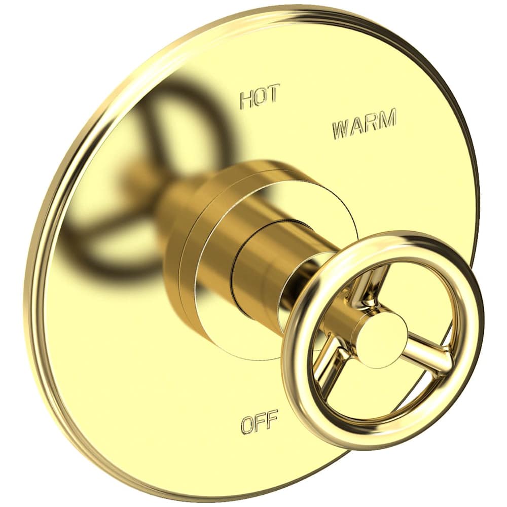 Slater 1/2" Round Pressure Balance Trim Plate with Handle