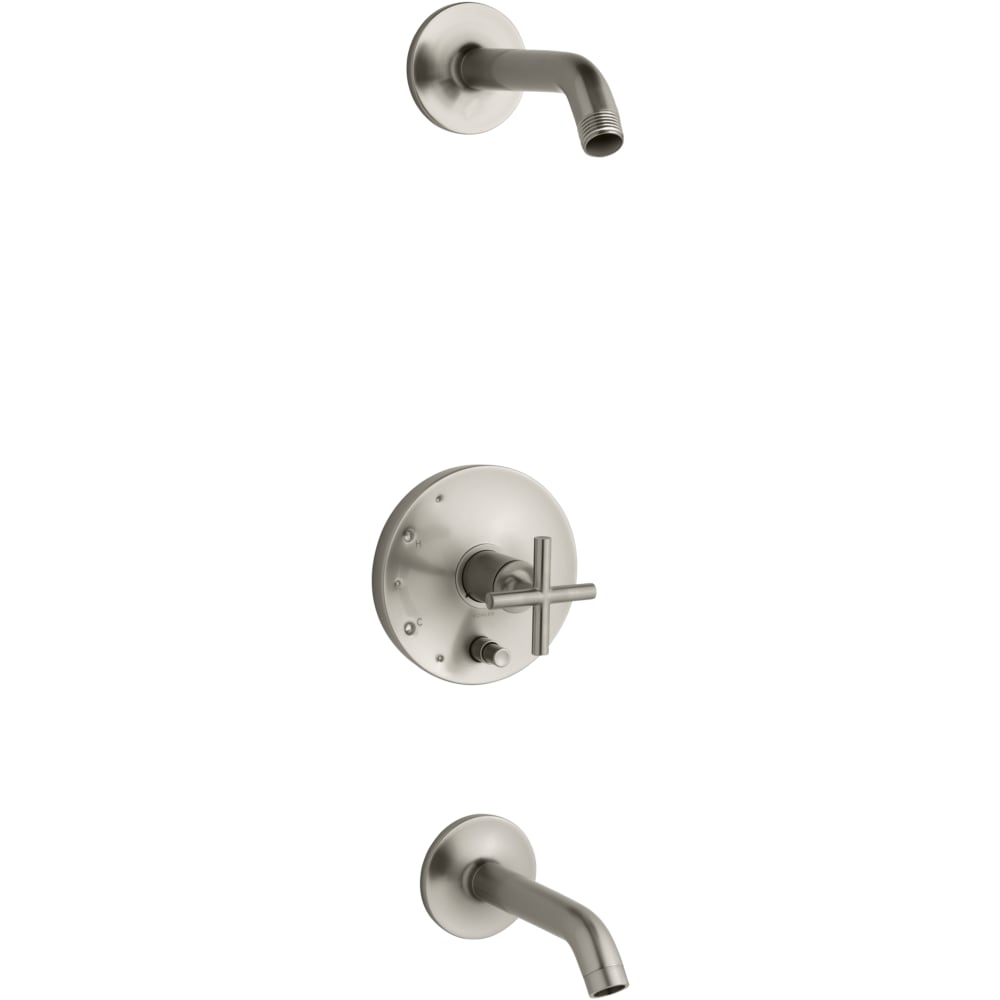 Purist Tub and Shower Trim Package with Rite-Temp Technology