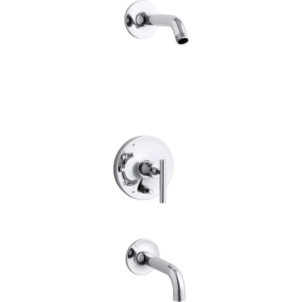 Purist Tub and Shower Trim Package with Rite-Temp Technology