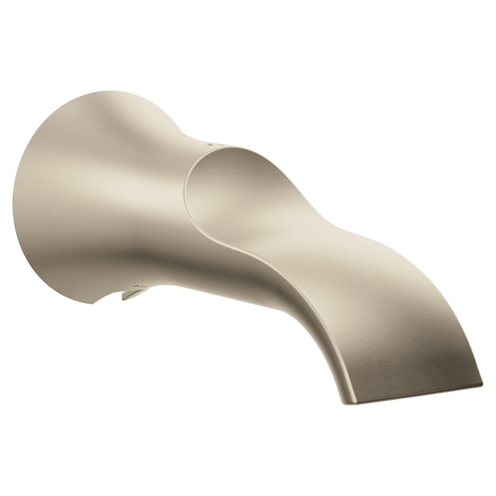 Moen Verso 2.5 GPM Single Function Rain Shower Head Spot Resist Brushed Nickel
