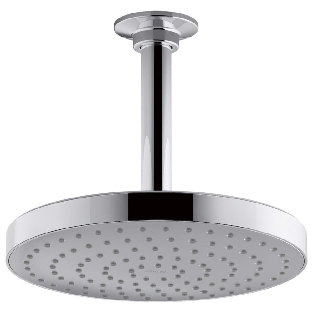 Awaken Round 8" Single Function 1.75 GPM Rainhead with MasterClean Sprayface