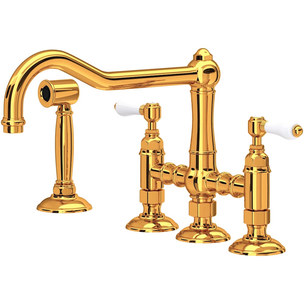 Acqui 1.5 GPM Widespread Bridge Kitchen Faucet - Includes Side Spray