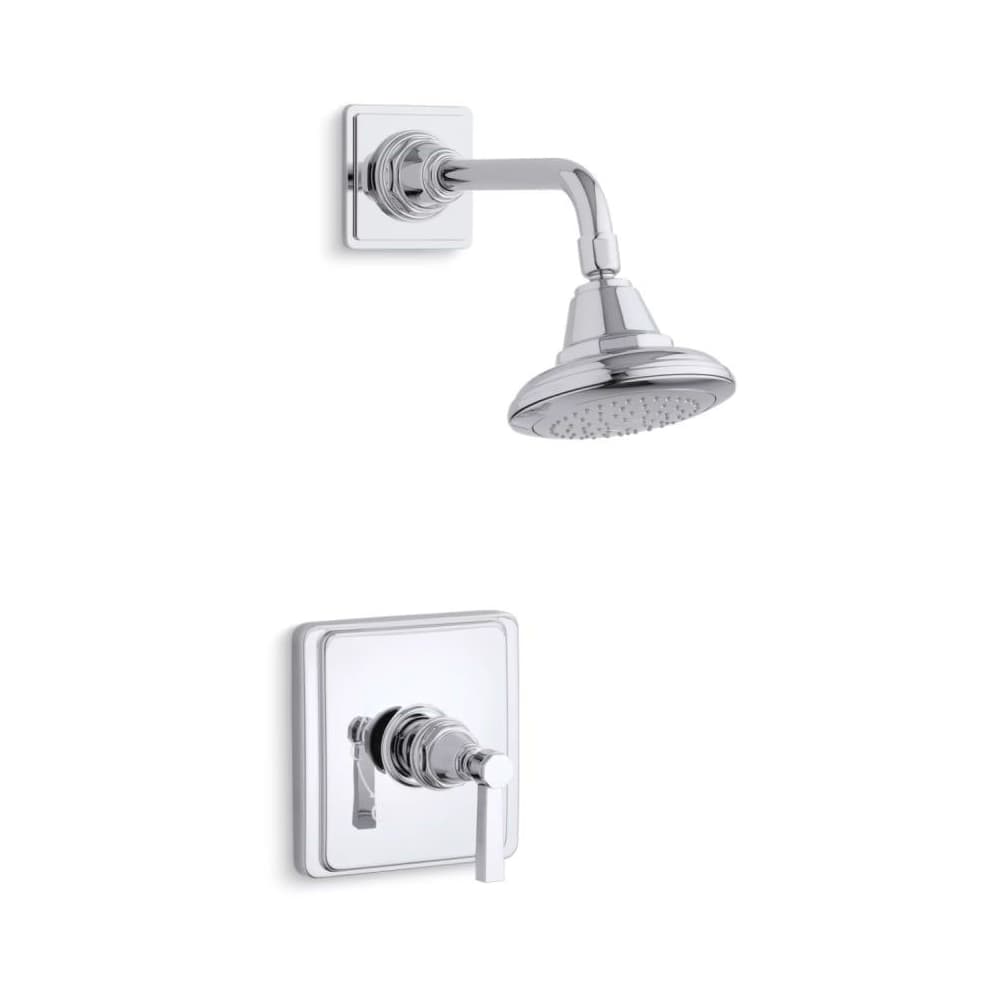 Pinstripe 1.75 GPM Rite-Temp Pressure Balancing Shower Trim Clean Design and Lever Handle