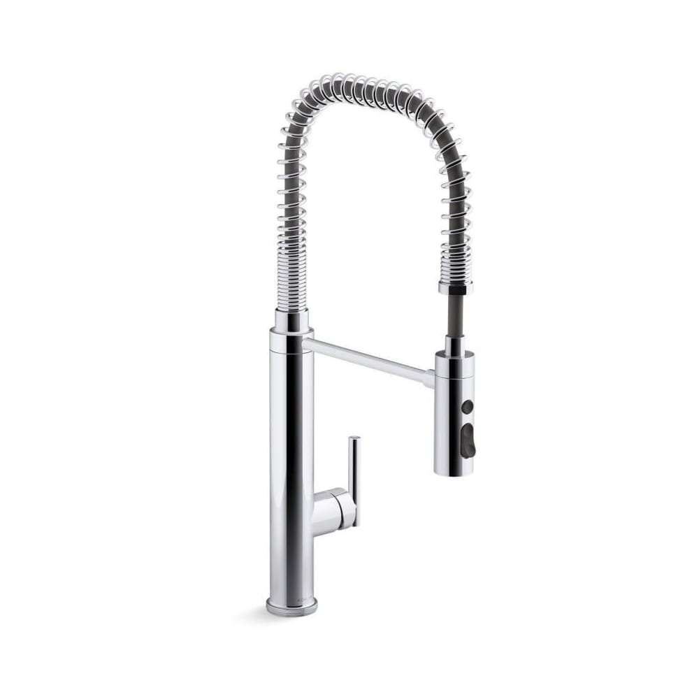 Purist 1.5 GPM Single Hole Pre-Rinse Kitchen Faucet with Sweep Spray, DockNetik, and MasterClean Technologies