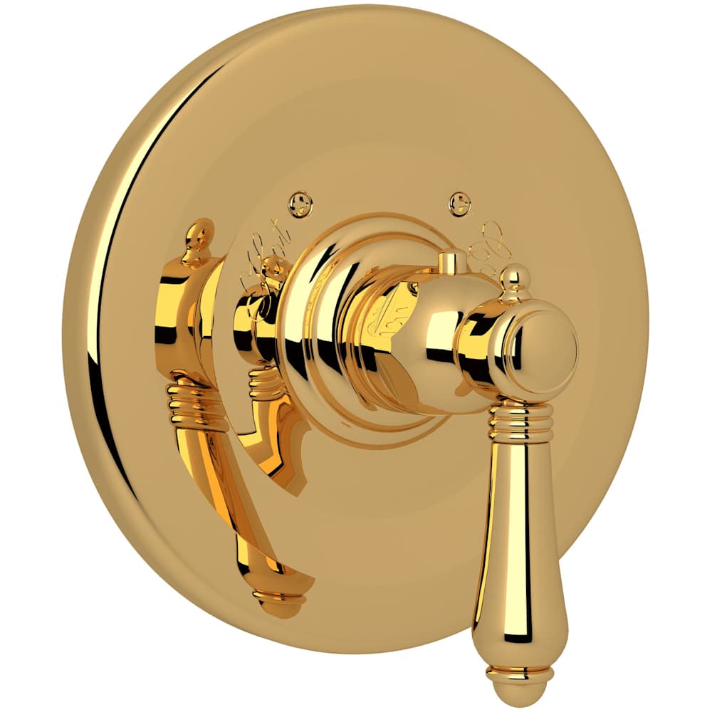 Acqui Thermostatic Valve Trim Only with Single Lever Handle - Less Rough In