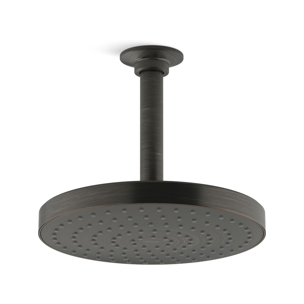 Awaken Round 8" Single Function 1.75 GPM Rainhead with MasterClean Sprayface