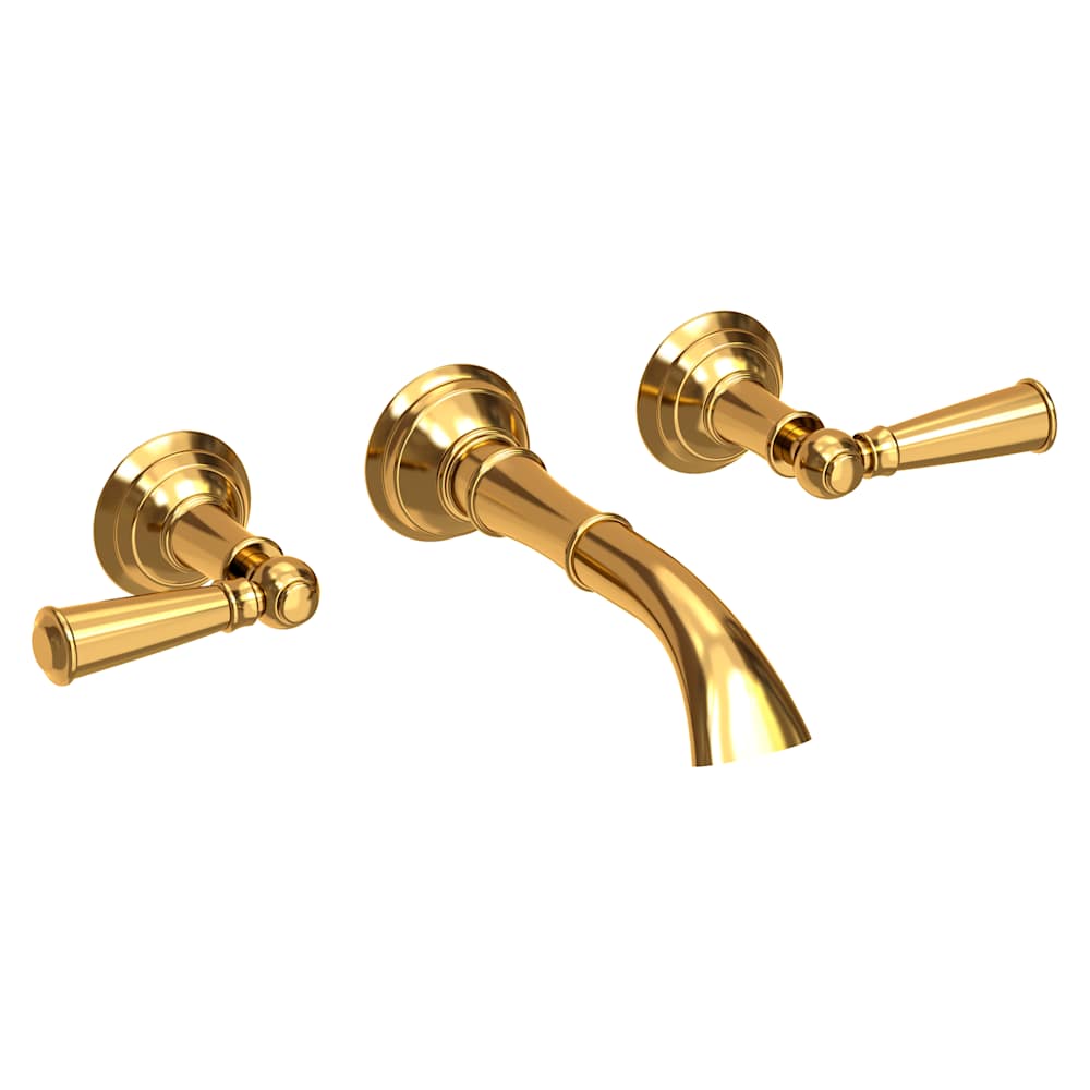Aylesbury 1.2 GPM Wall Mounted Widespread Bathroom Faucet