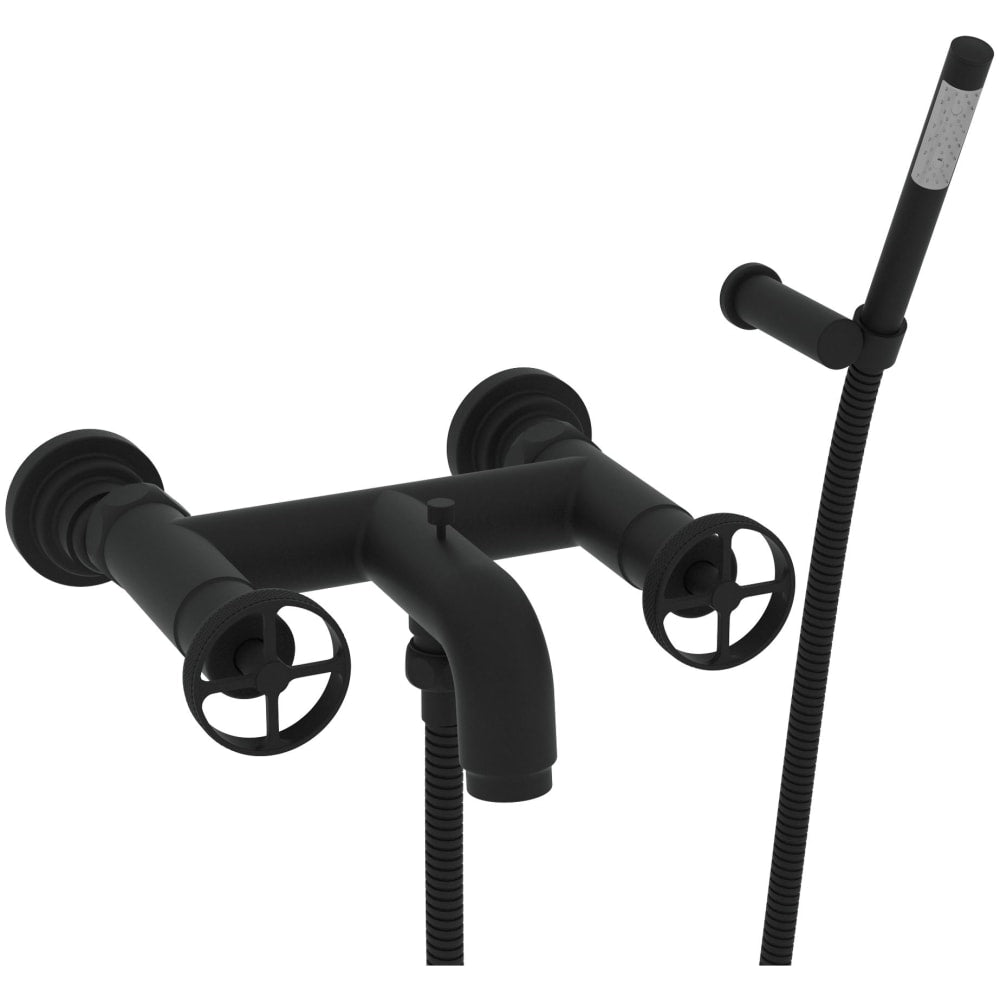 Campo Wall Mounted Tub Filler with Built-In Diverter - Includes Hand Shower