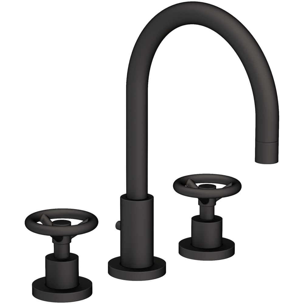 Slater 1.2 GPM Widespread Bathroom Faucet with Pop-Up Drain Assembly and Wheel Handles