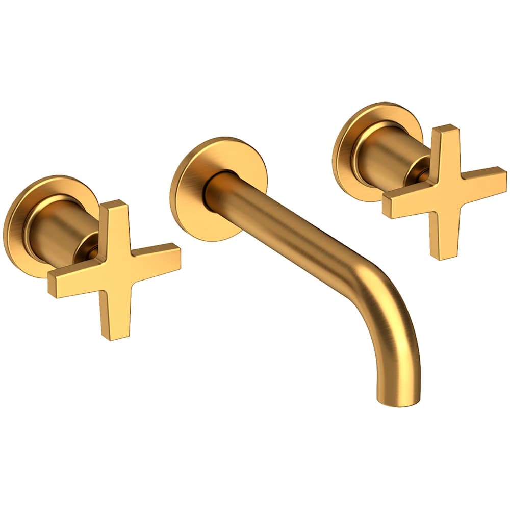 Dorrance 1.2 GPM Wall Mounted Widespread Bathroom Faucet with Cross Handles