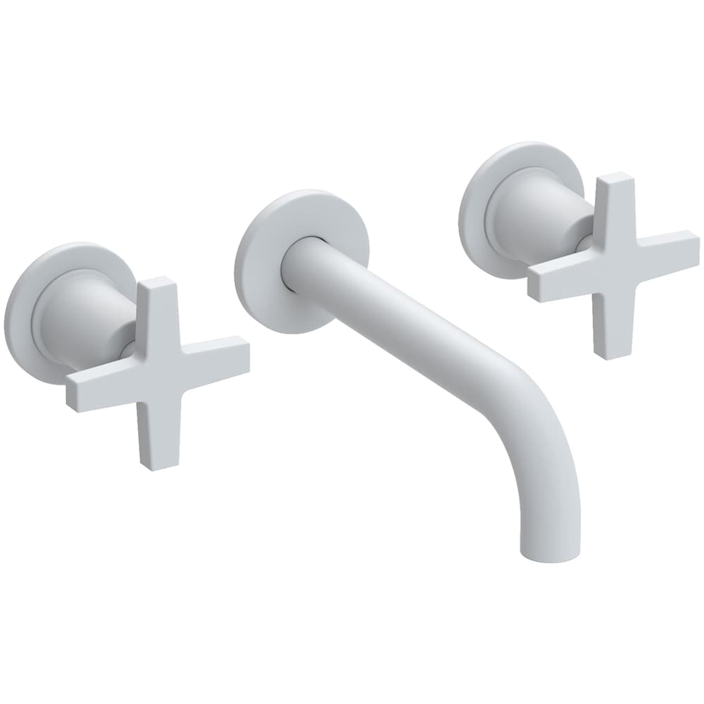 Dorrance 1.2 GPM Wall Mounted Widespread Bathroom Faucet with Cross Handles