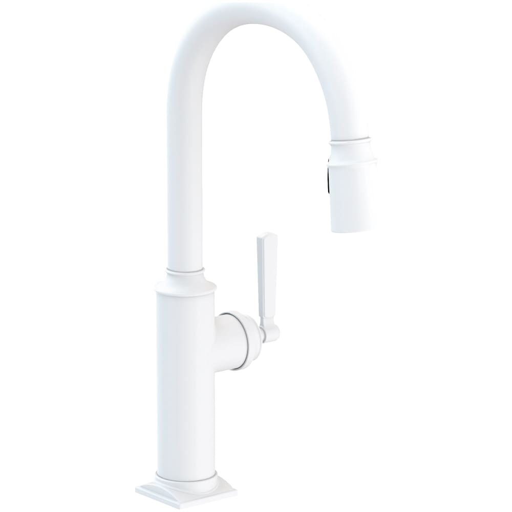 Adams 1.8 GPM Single Hole Pull Down Kitchen Faucet