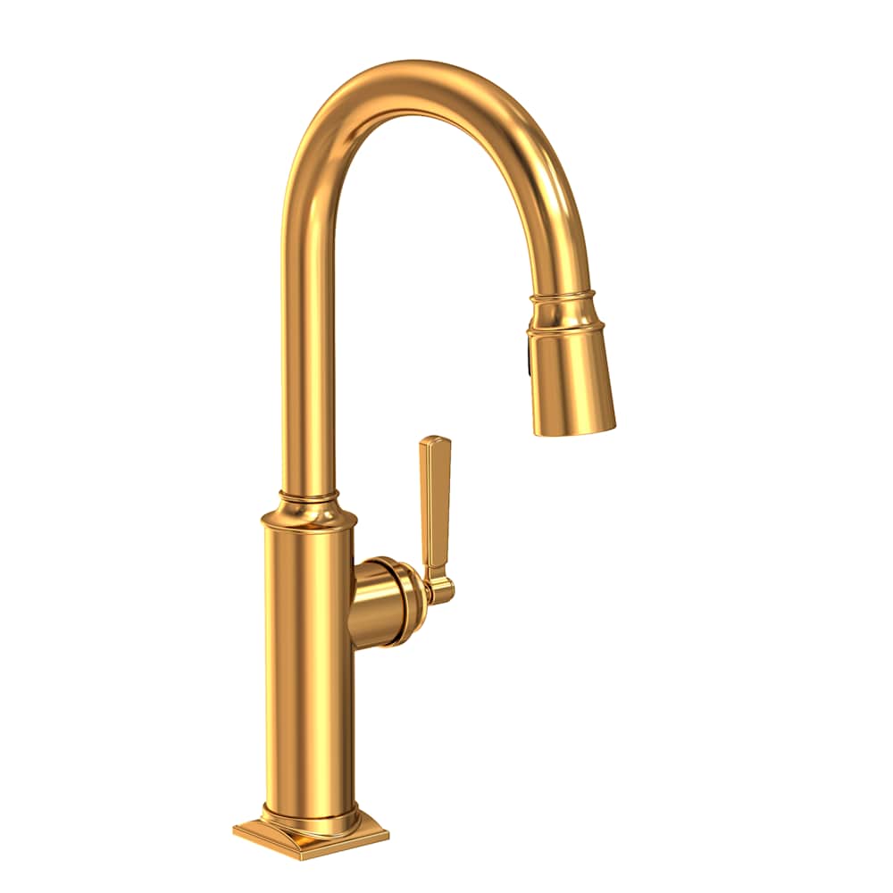 Adams 1.8 GPM Single Hole Pull Down Kitchen Faucet