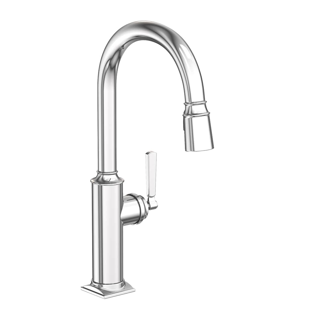 Adams 1.8 GPM Single Hole Pull Down Kitchen Faucet