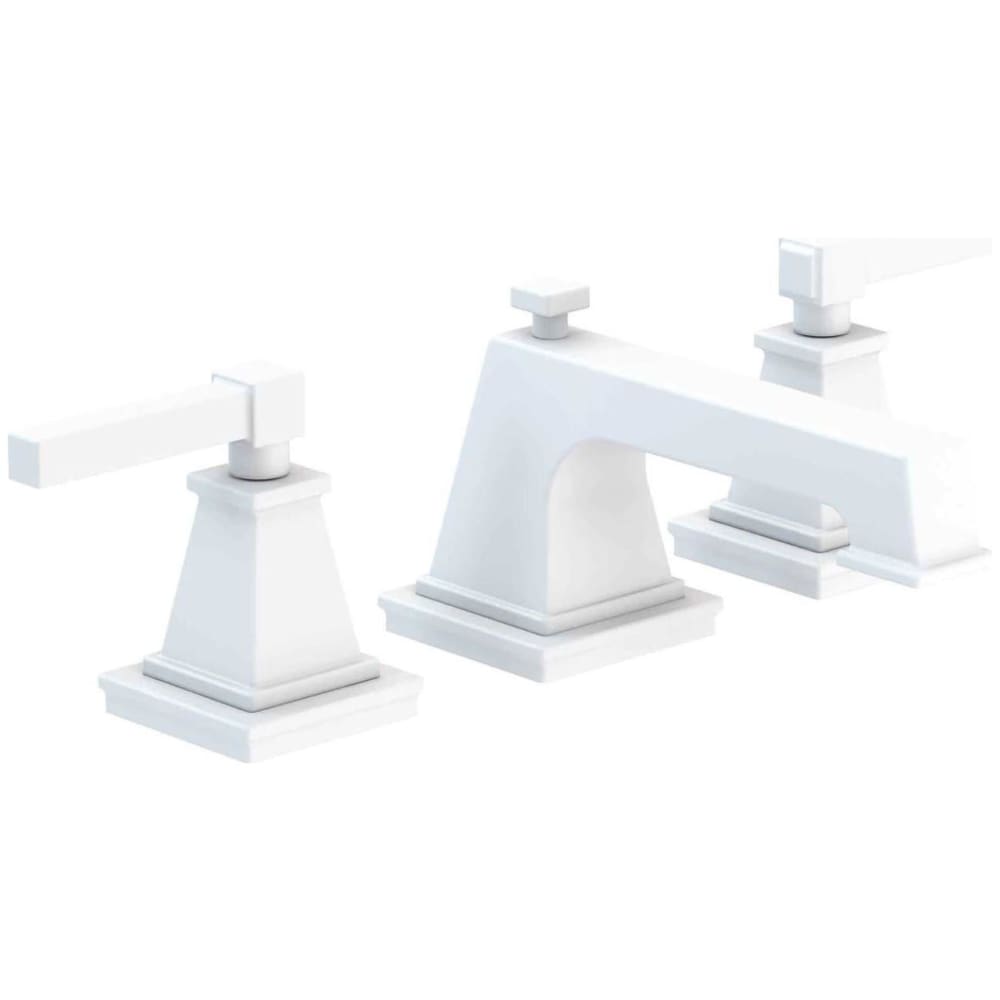 Malvina 1.2 GPM Widespread Bathroom Faucet with Pop-Up Drain Assembly with Lever Handles