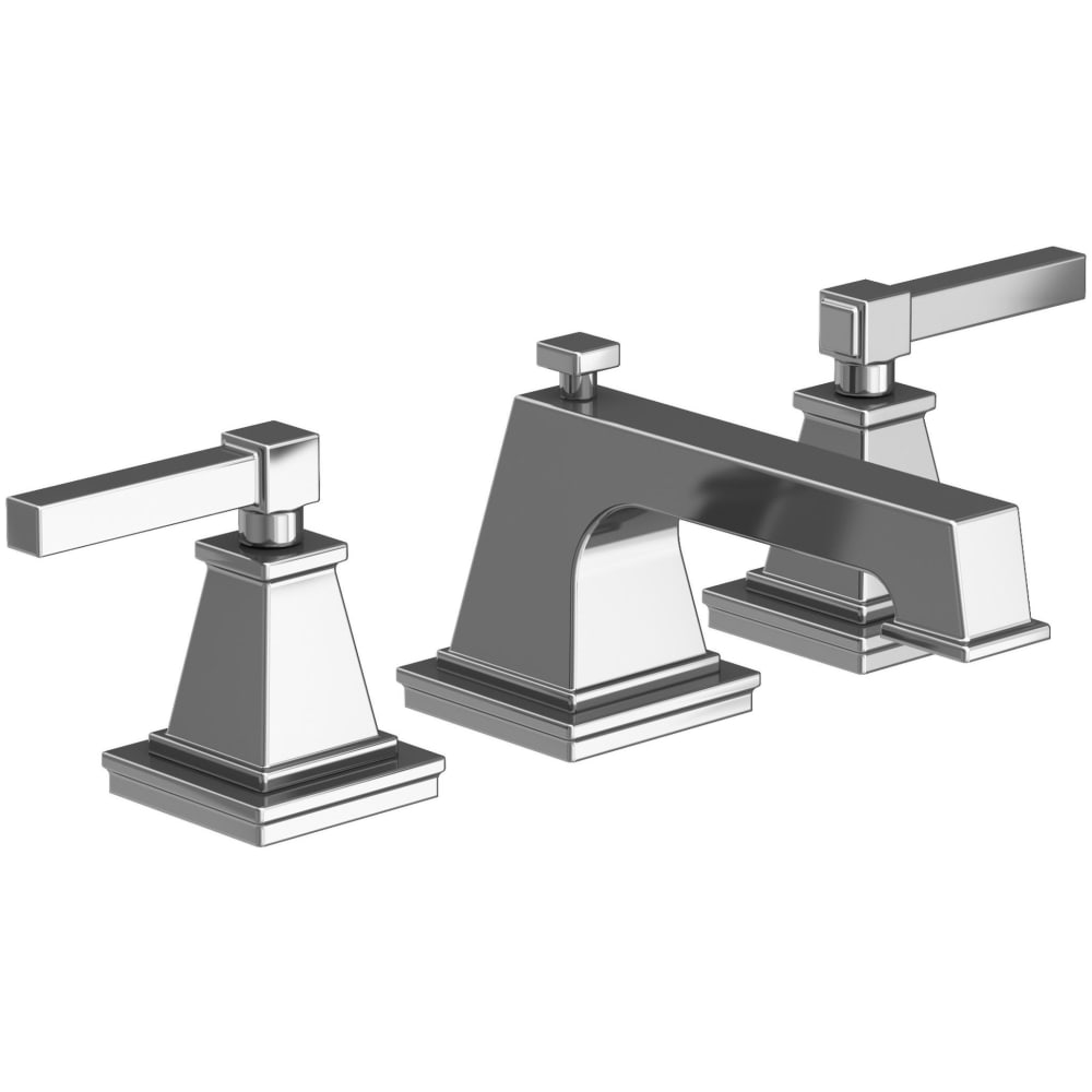 Malvina 1.2 GPM Widespread Bathroom Faucet with Pop-Up Drain Assembly with Lever Handles
