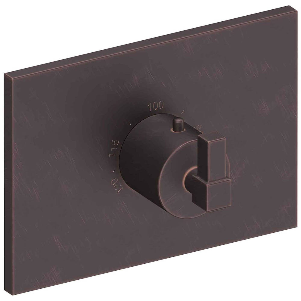 Malvina Thermostatic Valve Trim Only with Single Lever Handle and Diverter Functionality - Less Rough In