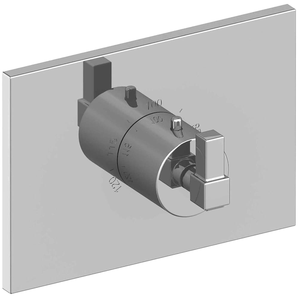 Malvina Thermostatic Valve Trim Only with Single Lever Handle and Diverter Functionality - Less Rough In
