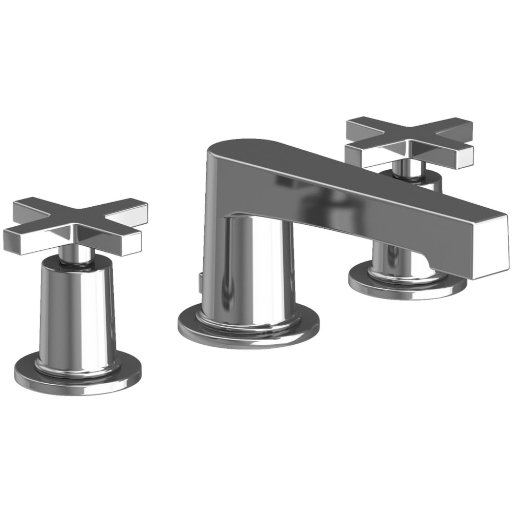Dorrance 1.2 GPM Widespread Bathroom Faucet with Pop-Up Drain Assembly with Cross Handles