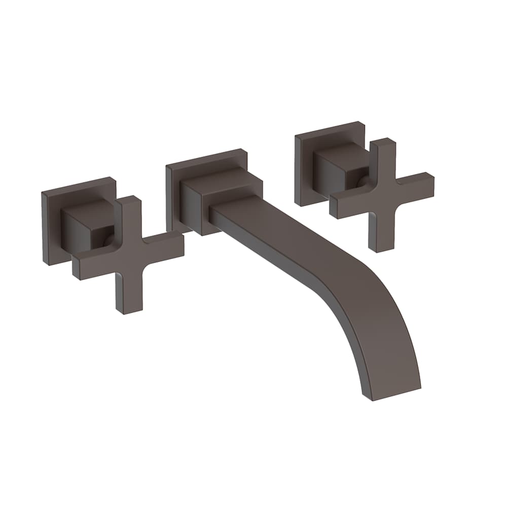 Secant 1.2 GPM Wall Mounted Widespread Bathroom Faucet