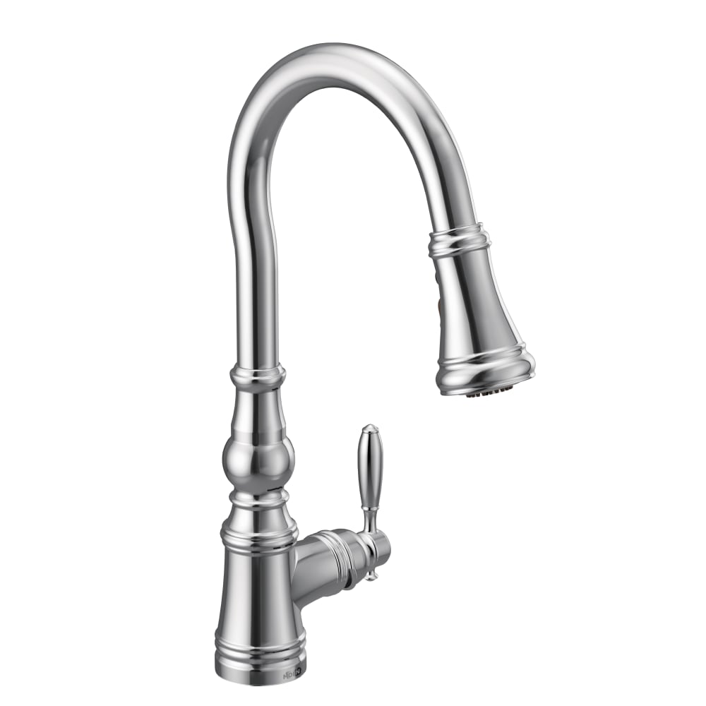 Moen Single Handle Single Hole Bathroom Faucet from the Voss Collection (Pack of 2, Valves Included) Chrome