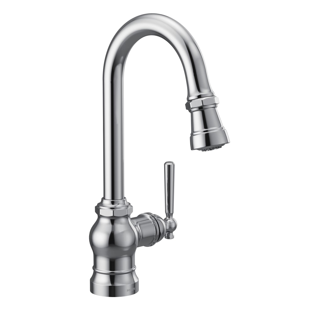 Moen Single Function Hand Shower Package with Hose and Slide Bar Included from the Level Collection Brushed Nickel