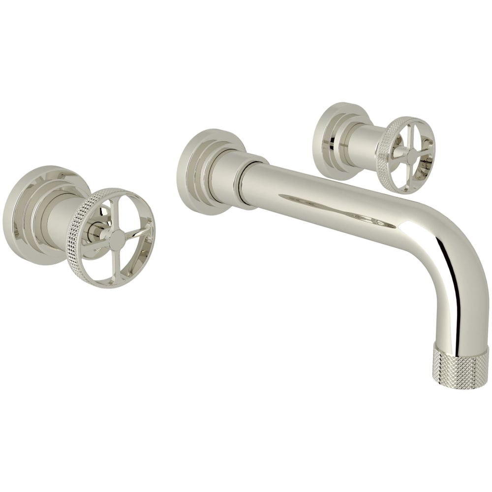 Campo 1.2 GPM Wall Mounted Widespread Bathroom Faucet