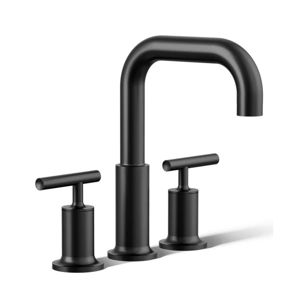 Purist Deck Mounted Roman Tub Filler with Dual Lever Handle