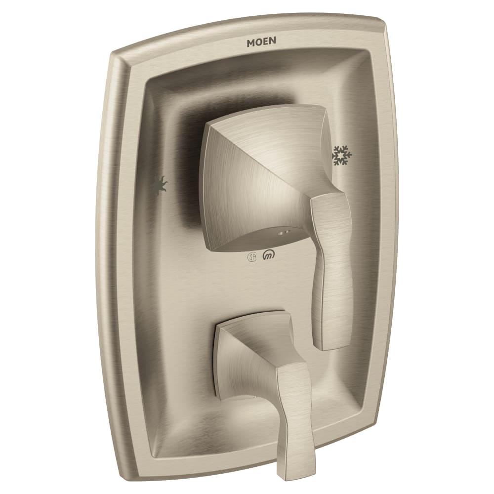 Moen Double Handle Centerset Bathroom Faucet from the M-DURA Collection (Valve Included) Chrome