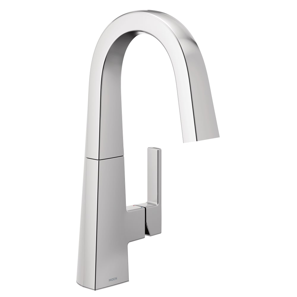 Moen Arbor 4 GPM Deck Mounted Single Handle Utility Faucet with Brass Handle Chrome