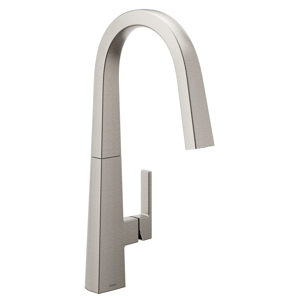Moen Belfield 1.5 GPM High-Arc Single Handle Kitchen Faucet with MotionSense Technology Chrome