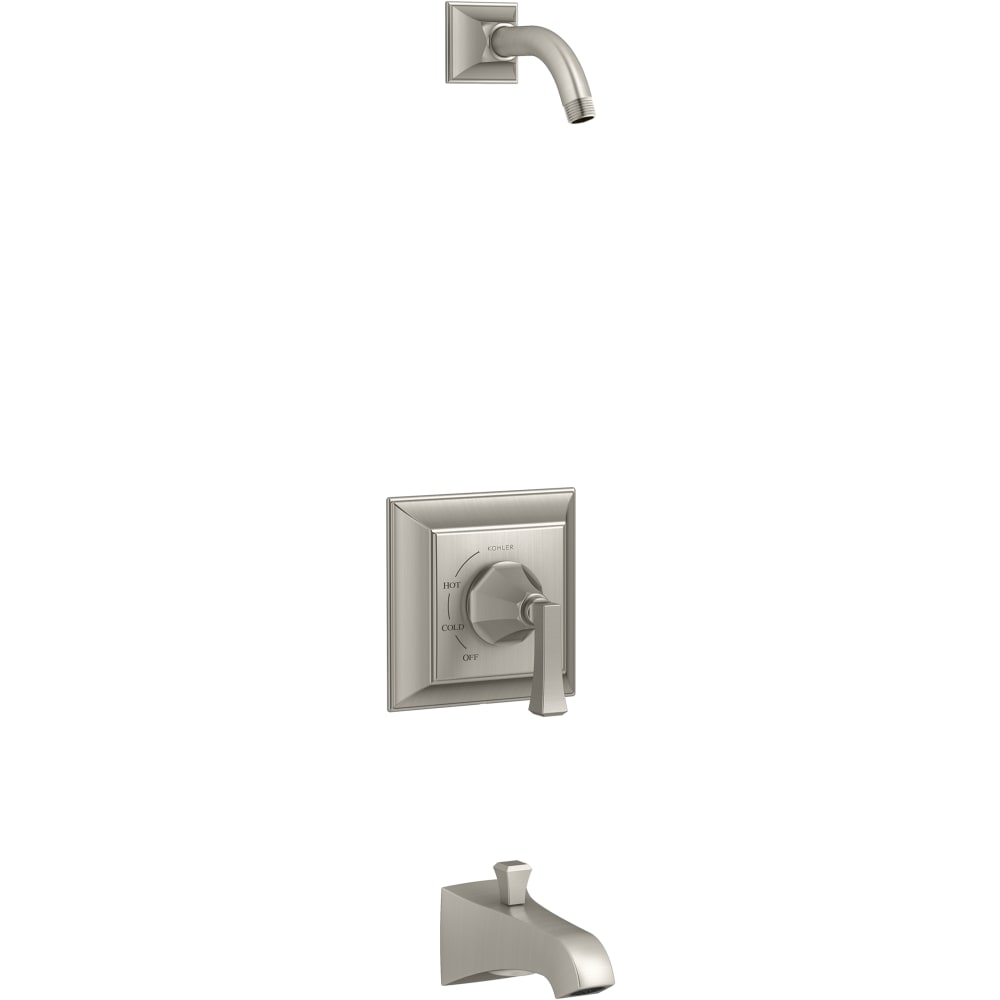 Memoirs Tub and Shower Trim Package with Deco Lever Handle- Less Shower Head