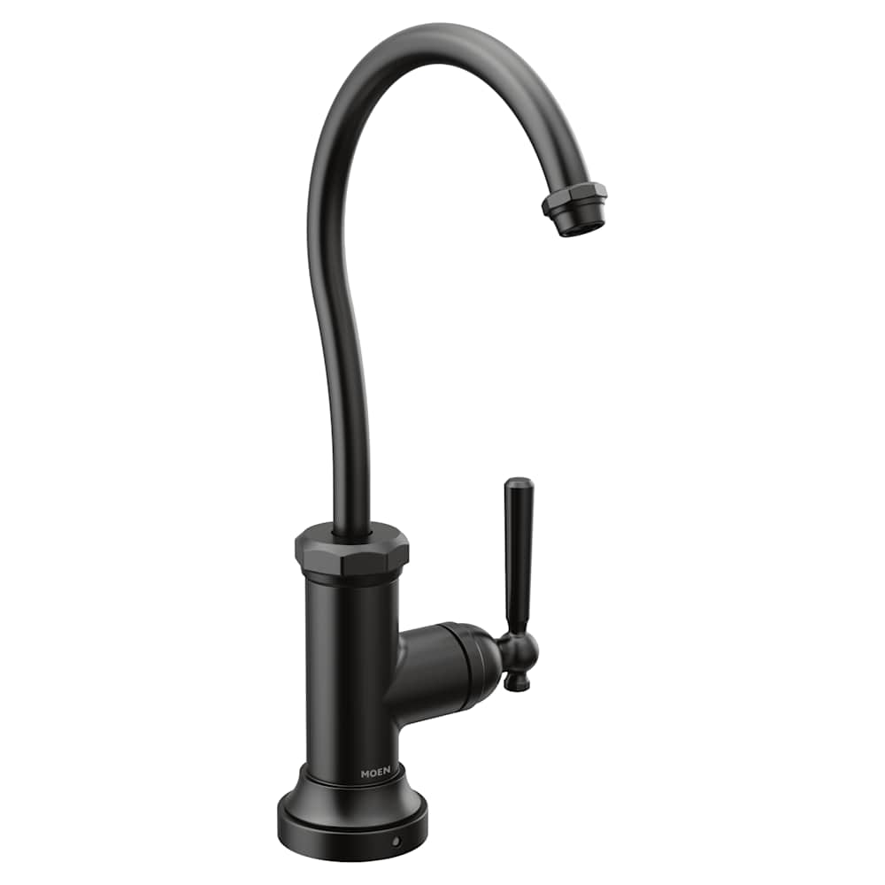 Moen Smyth 1.5 GPM Single Hole Bar Faucet Matte Black