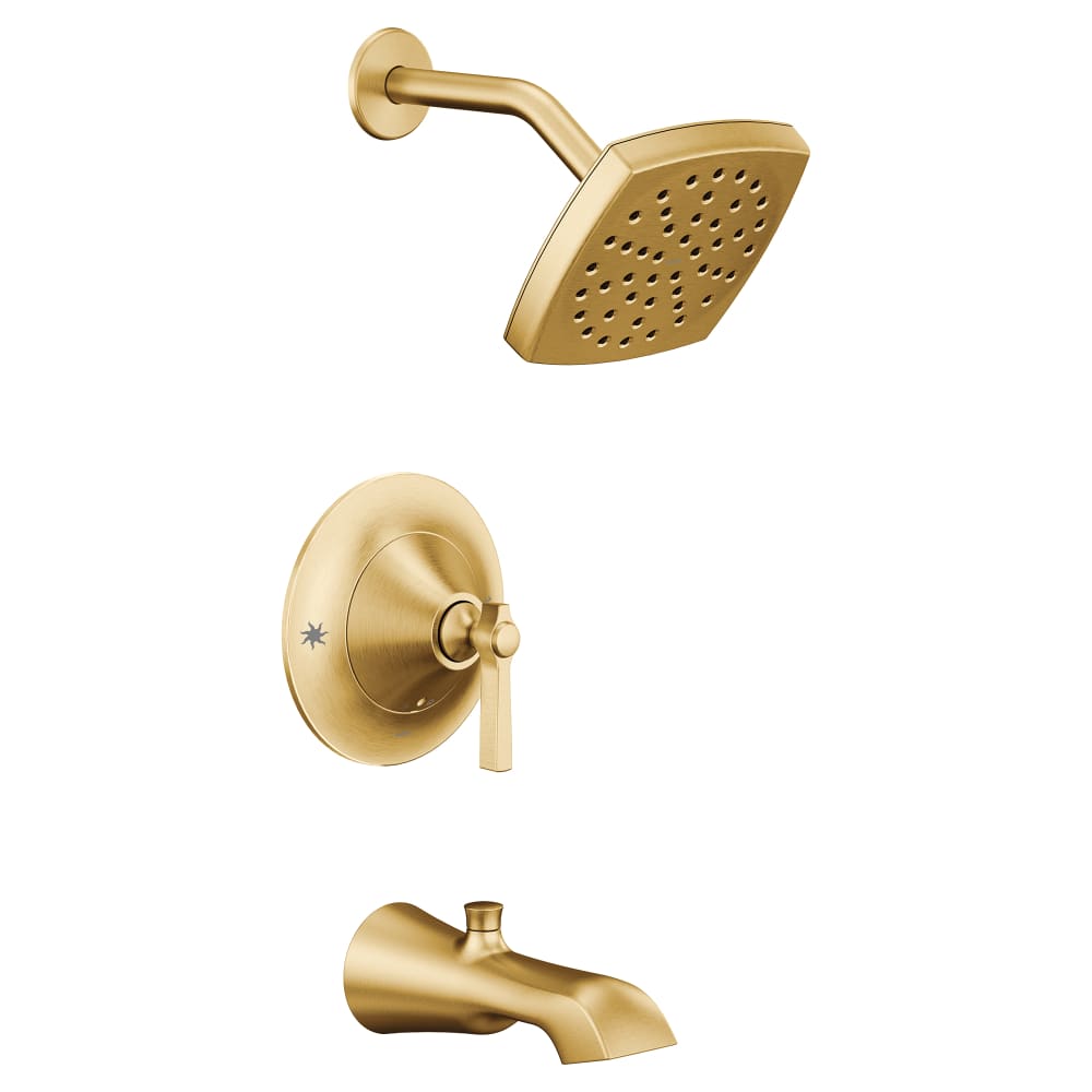 Moen Single Function Hand Shower Package with Hose Included from the Fina Collection Brushed Nickel