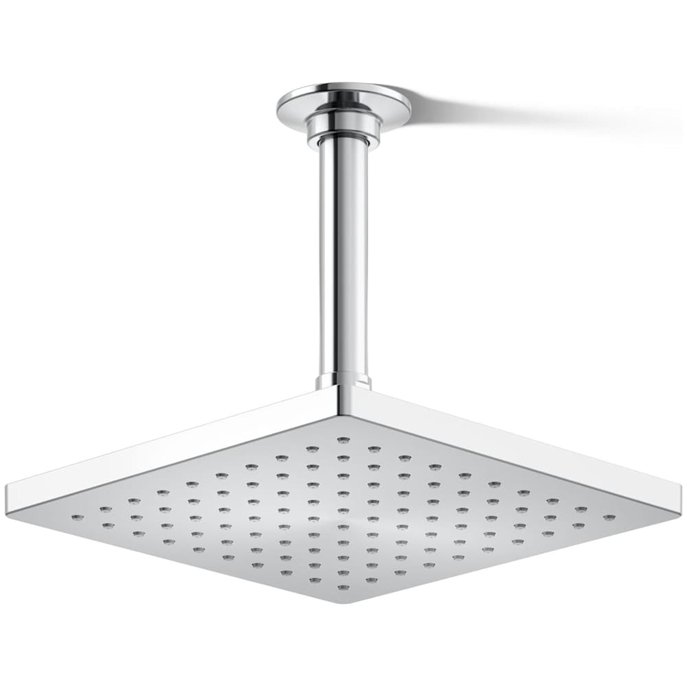 Honesty Square 8" Single Function 2.5 GPM Rainhead with MasterClean Sprayface