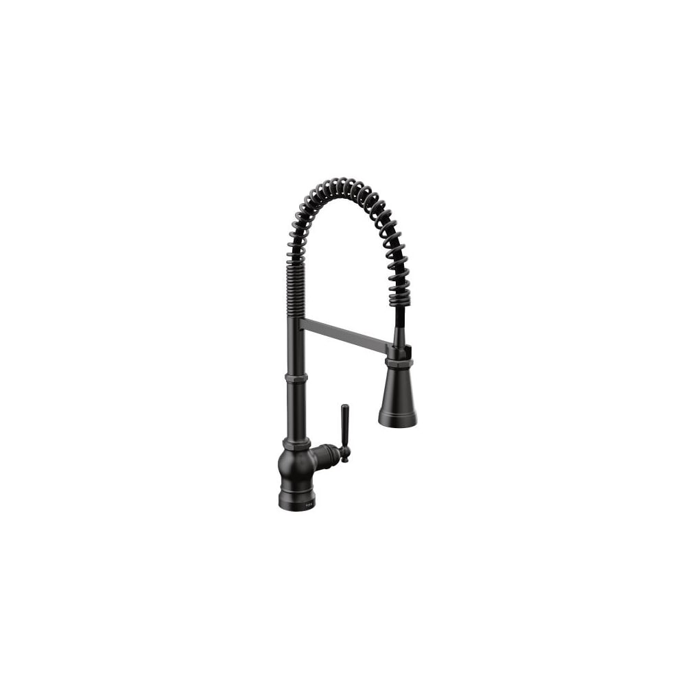 Moen Dartmoor 1.2 GPM Single Hole Bathroom Faucet with Pop-Up Drain Assembly Brushed Nickel