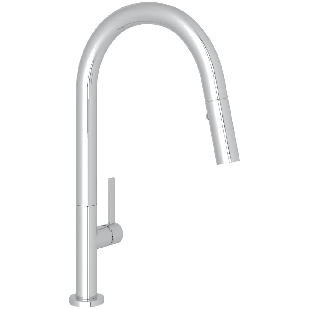 Lux 1.8 GPM Single Hole Pull Down Kitchen Faucet
