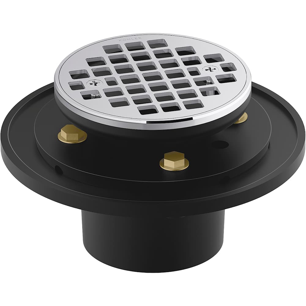 Clearflo Round Brass Tile-in Shower Drain