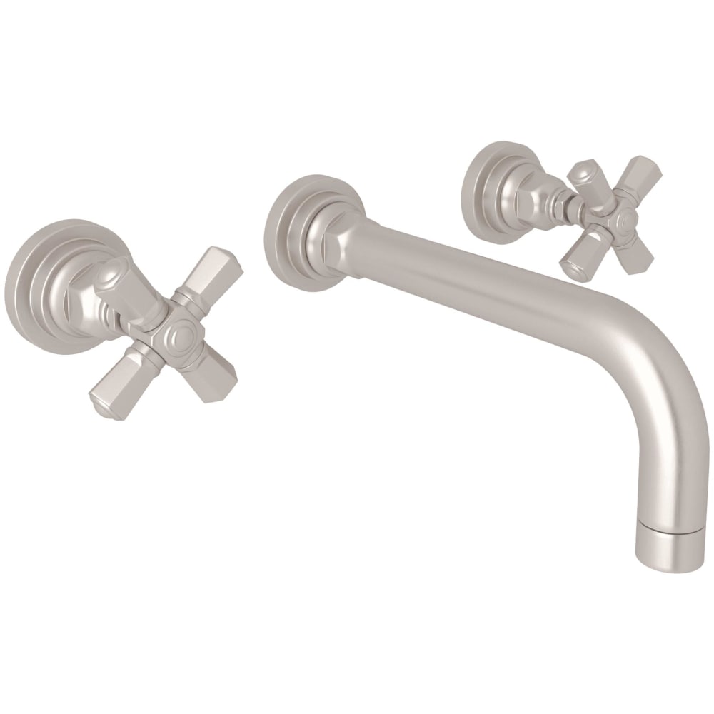 San Giovanni 1.2 GPM Wall Mounted Widespread Bathroom Faucet