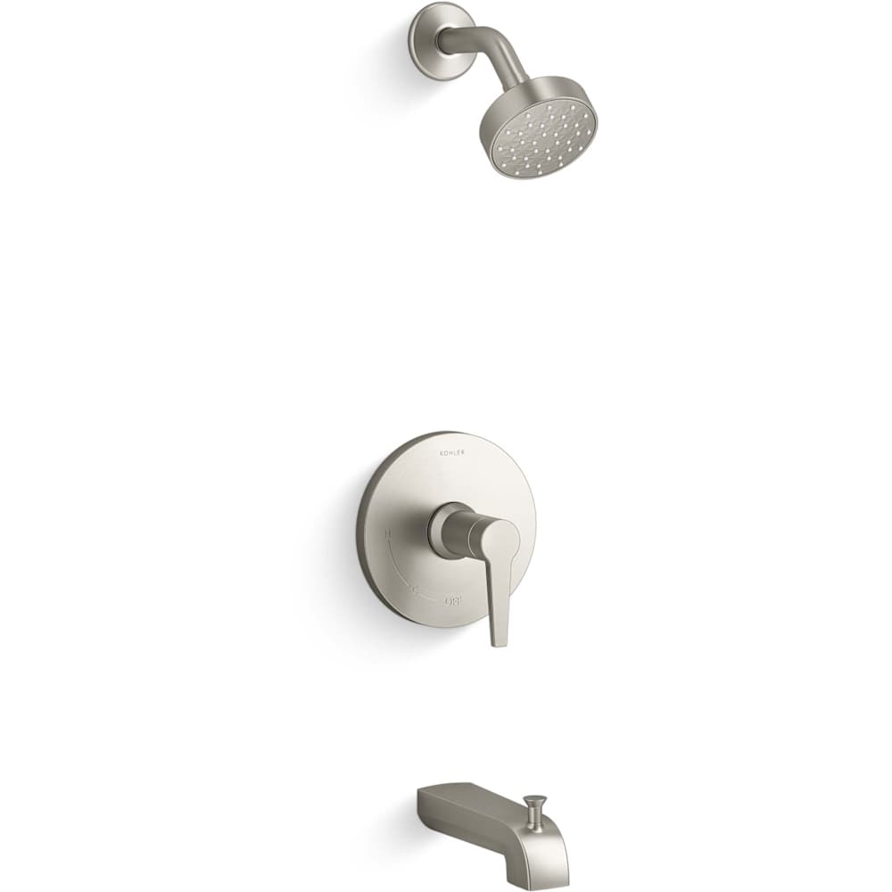 Pitch Tub and Shower Trim Package with 1.75 GPM Single Function Shower Head