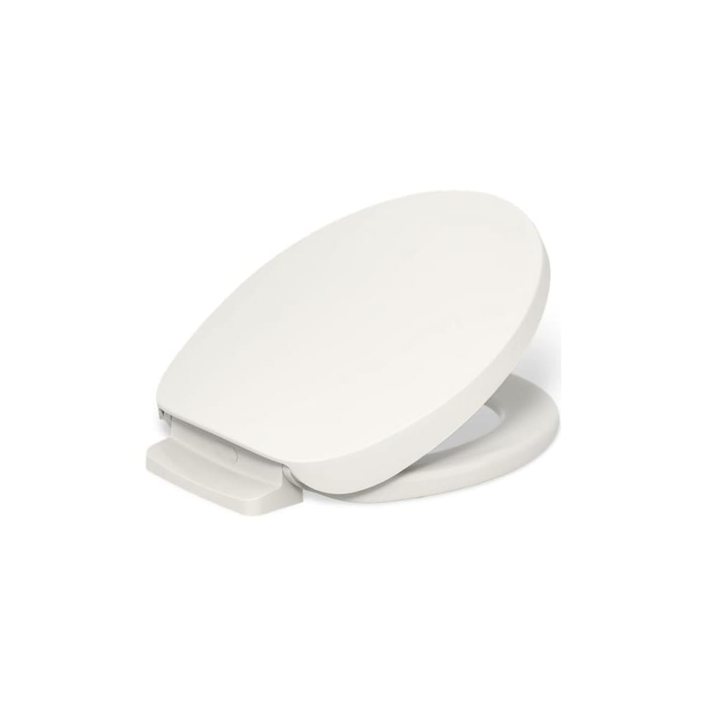 PureWarmth Round Closed-Front Heated Toilet Seat with Soft Close Lid, Quick Release, and Night Light